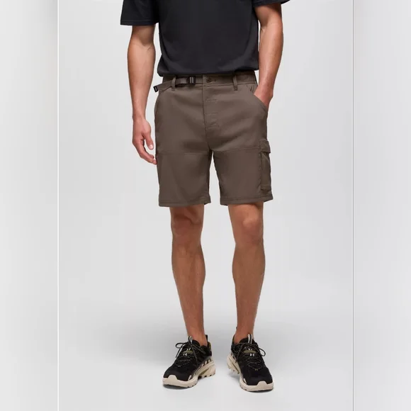 Prana Stretch Zion™ Cargo Shorts in Mud - Size 33 - Picture 3 of 8